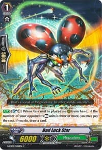 Bad Luck Star - G-EB02: The AWAKENING ZOO - Cardfight Vanguard card