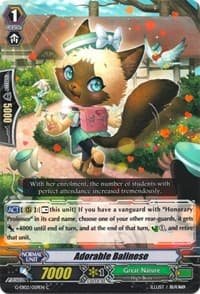 Adorable Balinese - G-EB02: The AWAKENING ZOO - Cardfight Vanguard card