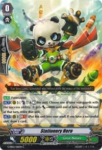 Stationery Hero - G-EB02: The AWAKENING ZOO - Cardfight Vanguard card