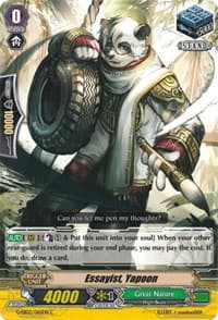 Essayist, Yapoon - G-EB02: The AWAKENING ZOO - Cardfight Vanguard card