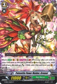 Poinsettia Flower Maiden, Grennel - G-EB02: The AWAKENING ZOO - Cardfight Vanguard card