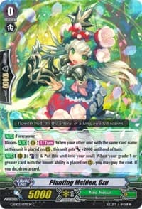 Planting Maiden, Ozu - G-EB02: The AWAKENING ZOO - Cardfight Vanguard card
