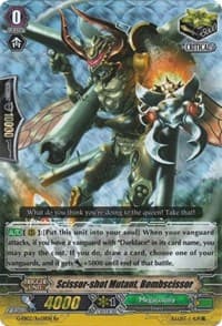 Scissor-shot Mutant, Bombscissor - G-EB02: The AWAKENING ZOO - Cardfight Vanguard card