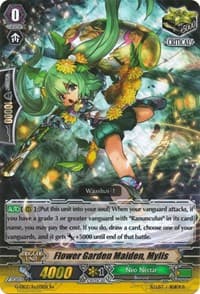 Flower Garden Maiden, Mylis - G-EB02: The AWAKENING ZOO - Cardfight Vanguard card