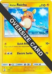 Alolan Raichu - SM65 - Jumbo Cards - Pokemon card