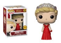Diana (Princess of Wales) (Red Gown) (Limited Edition Chase) - Pop! Vinyl - Funko card