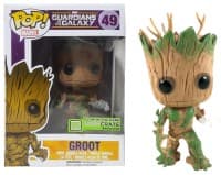 Guardians of the Galaxy: Groot (Bobble-Head) (Glow in the Dark Hand) (Loot Crate Exclusive) - Pop! Vinyl - Funko card