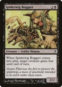 Spiderwig Boggart - Lorwyn - Magic: The Gathering card