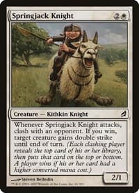 Springjack Knight - Lorwyn - Magic: The Gathering card