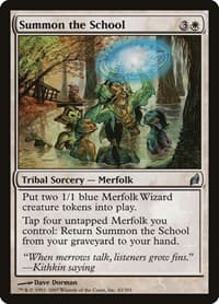 Summon the School - Lorwyn - Magic: The Gathering card