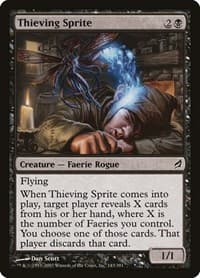Thieving Sprite - Lorwyn - Magic: The Gathering card