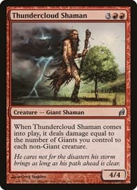 Thundercloud Shaman - Lorwyn - Magic: The Gathering card