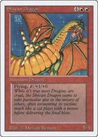 Shivan Dragon - Revised Edition - Magic: The Gathering card