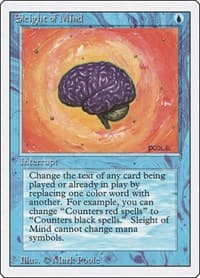 Sleight of Mind - Revised Edition - Magic: The Gathering card