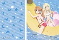 Bushiroad Rubber Mat Collection Vol.107: Aho-Girl - Yoshiko & Sayaka - Bushiroad Playmats - Playmats card