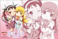 Bushiroad Rubber Mat Collection Vol.47: Monogatari Series Second Season - Shinobu Oshino & Mayoi Hachikuji - Bushiroad Playmats - Playmats card