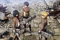 Bushiroad Rubber Mat Collection Vol.99: Attack on Titan - Eren & Mikasa & Armin - Bushiroad Playmats - Playmats card