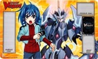 Cardfight!! Vanguard Preorder Playmat - Aichi and Majesty Lord Blaster - Bushiroad Playmats - Playmats card