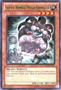 Super-Nimble Mega Hamster (Green) - Duelist League Promo - YuGiOh card
