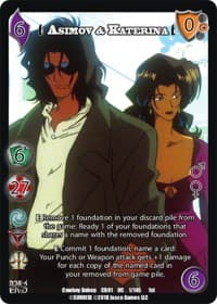 Asimov & Katerina - Cowboy Bebop - UniVersus card