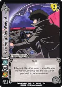 Carrying the Weight - Cowboy Bebop - UniVersus card