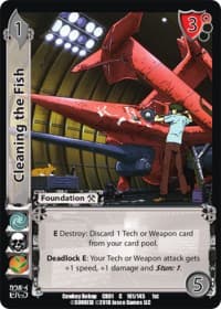 Cleaning the Fish - Cowboy Bebop - UniVersus card