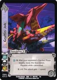 Graffiti Job - Cowboy Bebop - UniVersus card