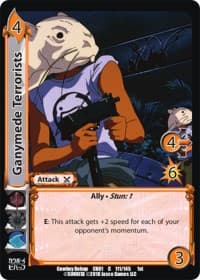 Ganymede Terrorists - Cowboy Bebop - UniVersus card