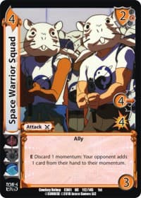 Space Warrior Squad - Cowboy Bebop - UniVersus card