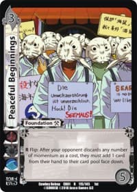 Peaceful Beginnings - Cowboy Bebop - UniVersus card