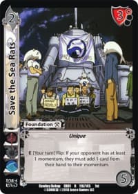 Save the Sea Rats - Cowboy Bebop - UniVersus card