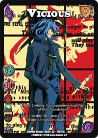 Vicious - Cowboy Bebop - UniVersus card