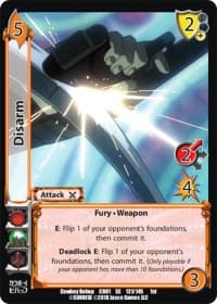 Disarm - Cowboy Bebop - UniVersus card