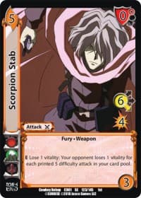 Scorpion Stab - Cowboy Bebop - UniVersus card