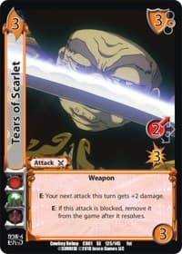 Tears of Scarlet - Cowboy Bebop - UniVersus card