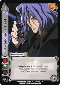 Arranging a Deal - Cowboy Bebop - UniVersus card