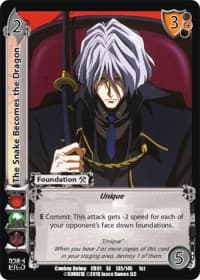 The Snake Becomes the Dragon - Cowboy Bebop - UniVersus card