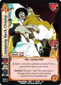 Leaping Neck Chomp - Cowboy Bebop - UniVersus card