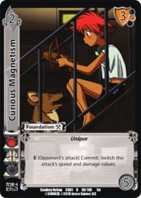 Curious Magnetism - Cowboy Bebop - UniVersus card