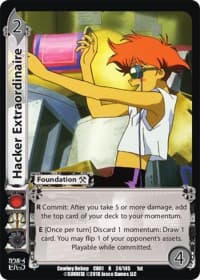 Hacker Extraordinaire - Cowboy Bebop - UniVersus card