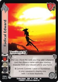 Radical Edward - Cowboy Bebop - UniVersus card