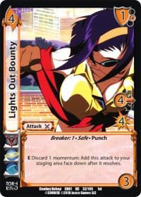 Lights Out Bounty - Cowboy Bebop - UniVersus card