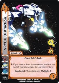 NPYUU Distraction - Cowboy Bebop - UniVersus card