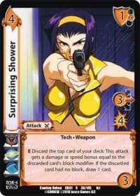Surprising Shower - Cowboy Bebop - UniVersus card