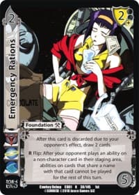 Emergency Rations - Cowboy Bebop - UniVersus card