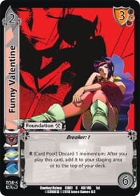Funny Valentine - Cowboy Bebop - UniVersus card