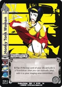 Honky Tonk Woman - Cowboy Bebop - UniVersus card