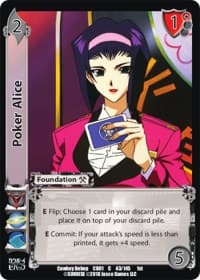 Poker Alice - Cowboy Bebop - UniVersus card