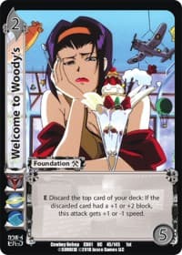 Welcome to Woody's - Cowboy Bebop - UniVersus card