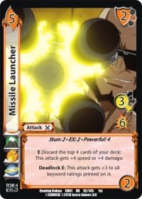 Missile Launcher - Cowboy Bebop - UniVersus card